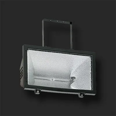 floodljus som bländar åskådare