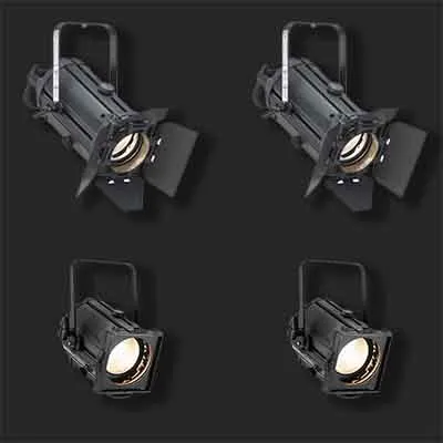 stort fresnelpaket för sittande publik