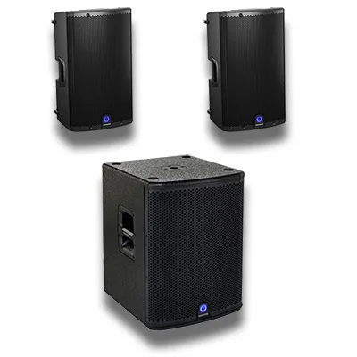 turbosound iq12 IQ15B 3000W subwoofer premium ljudpaket MELLAN