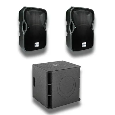 LJUDPAKET MELLAN alto ts112w turbosound milan m15b