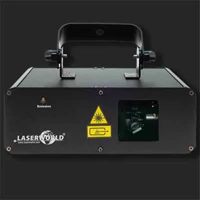 stor laser med animationer